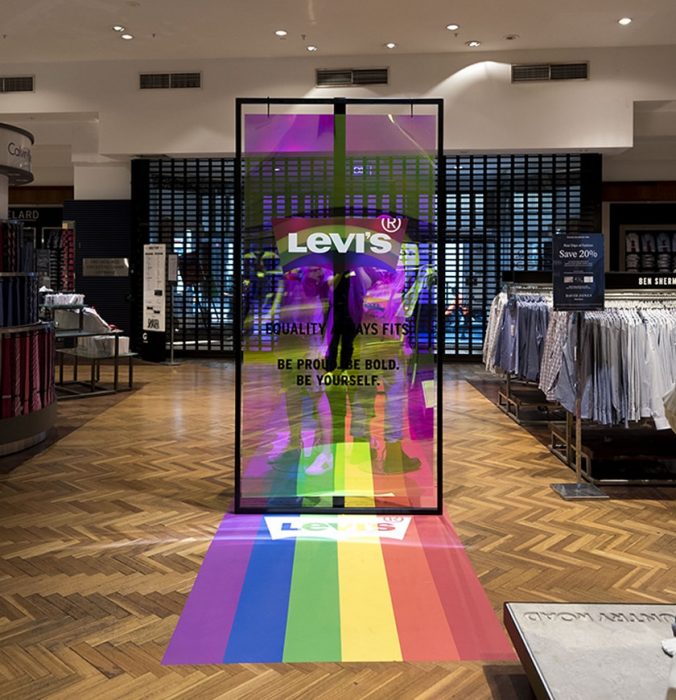 PRIDE Window & In-Store Displays