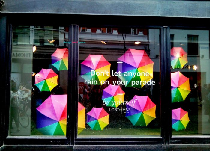 PRIDE Window & In-Store Displays