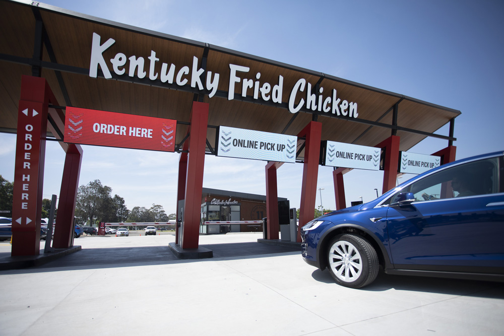 KFC Opens a DriveThruOnly Location in Australia NELSON Worldwide
