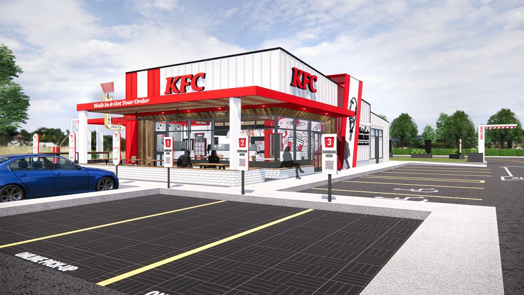 KFC new store rendering