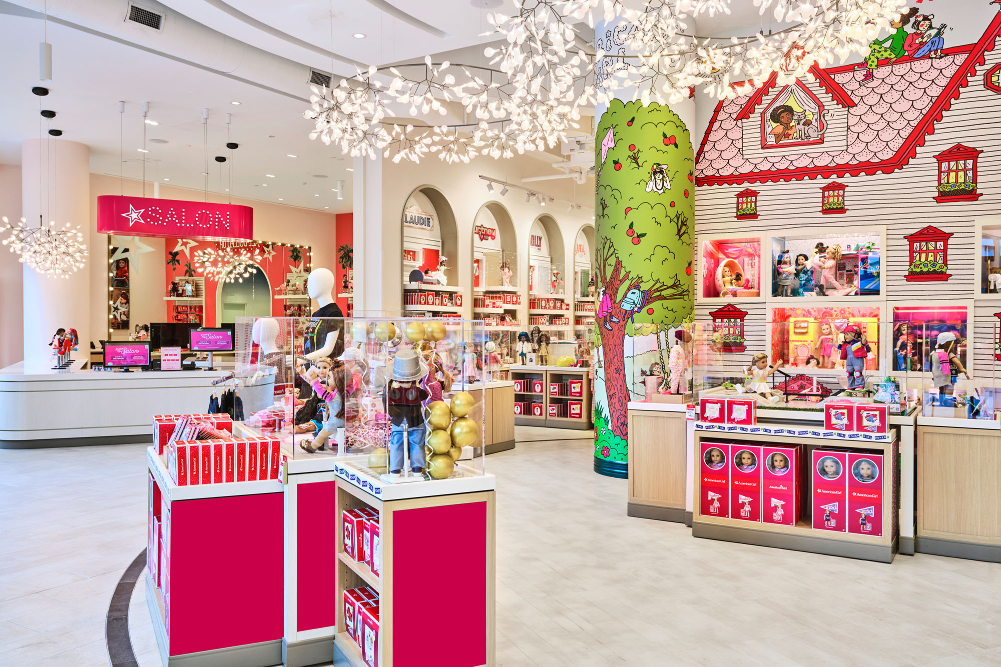 American Girl - Struttura Supporto Mercato City Market Per Bambole 18 Pollici